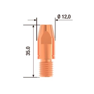 FUBAG Контактный наконечник M10х35 мм CuCrZr D=1.4 мм (25 шт.) в Брянске фото