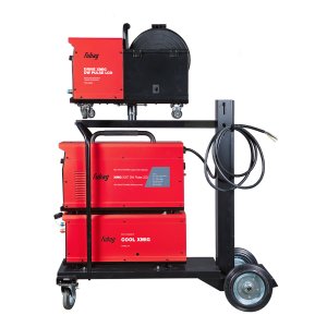 Полуавтомат сварочный FUBAG XMIG 500T DW PULSE  + подающий механизм DRIVE XMIG DW PULSE  + горелка FB 550W 3m  + блок жидкостного охлаждения Cool XMIG  + шланг-пакет 5 метров 95 мм2 14 pol с жидкостным охлаждением + тележка XM в Брянске фото