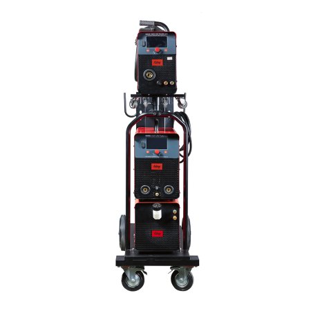 Полуавтомат сварочный FUBAG XMIG 500T DW PULSE + подающий механизм DRIVE XMIG DW PULSE  + горелка FB 550W 3 м + блок жидкостного охлаждения Cool XMIG + шланг-пакет 5 метров 95 мм2 14 pol с жидкостным охлаждением + Тележка  в Брянске фото