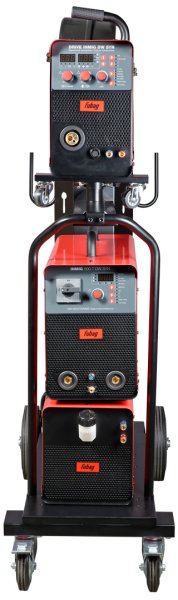 Сварочный полуавтомат INMIG 500T DW SYN + Подающий механизм DRIVE INMIG DW SYN + Шланг-пакет 5 м + Горелка FB 500 3 м + Блок жидкостного охлаждения + Тележка в Брянске фото