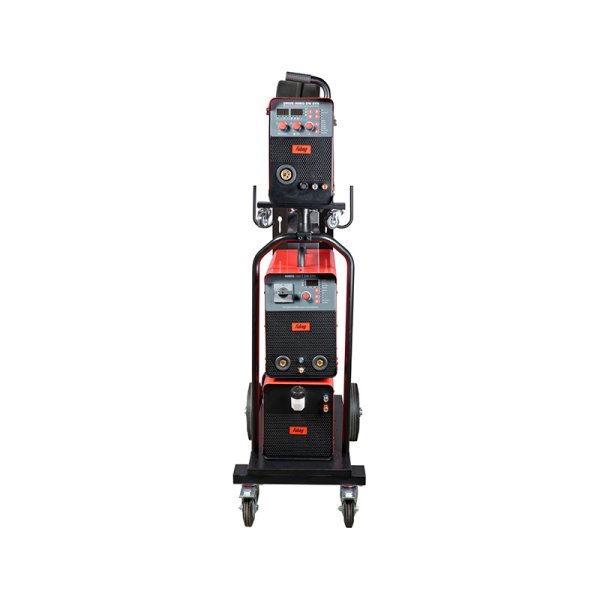 Полуавтомат сварочный FUBAG INMIG 500T DW SYN + подающий механизм DRIVE INMIG DW SYN + шланг-пакет 5 метров 70 мм2 14 pol с жидкостным охлаждением для INMIG 500T DW SYN + горелка FB 500 3m + блок жидкостного охлаждения Cool 70 + тележка для аппаратов в Брянске фото