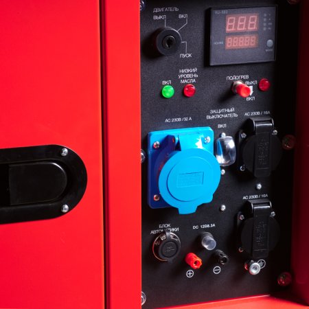 FUBAG Дизельный генератор с электростартером и коннектором автоматики DS 6500 AC ES (кожух) в Брянске фото