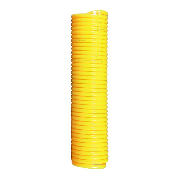 Шланг спиральный FUBAG с фитингами рапид, полиуретан, 15 бар, 6 x 10 мм, 10 м в Брянске фото