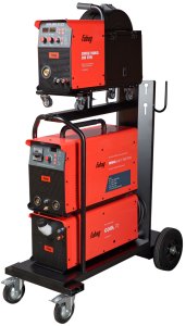 Сварочный полуавтомат INMIG 500T DW SYN + Подающий механизм DRIVE INMIG DW SYN + Шланг-пакет 5 м + Горелка FB 500 3 м + Блок жидкостного охлаждения + Тележка в Брянске фото