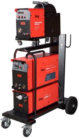Сварочный полуавтомат INMIG 500T DW SYN + Подающий механизм DRIVE INMIG DW SYN + Шланг-пакет 5 м + Горелка FB 500 3 м + Блок жидкостного охлаждения + Тележка в Брянске фото