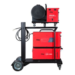 Полуавтомат сварочный FUBAG XMIG 500T DW PULSE  + подающий механизм DRIVE XMIG DW PULSE  + горелка FB 550W 3m  + блок жидкостного охлаждения Cool XMIG  + шланг-пакет 5 метров 95 мм2 14 pol с жидкостным охлаждением + тележка XM в Брянске фото