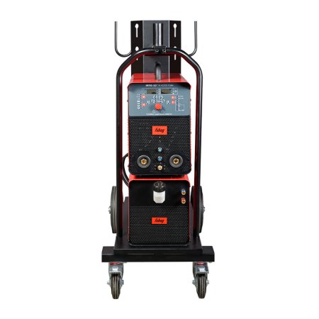 Аппарат сварочный инверторный аргонодуговой FUBAG INTIG 400 T W AC/DC PULSE + горелка FB TIG 18 5P 4m + модуль охлаждения + тележка в Брянске фото